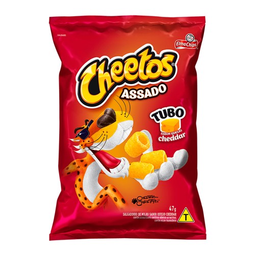 Cheetos Tubo Elma Chips Sabor Queijo Cheddar 47g