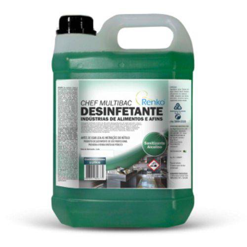 Chef Multibac Detergente Desinfetante 5 Litros - Renko