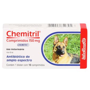 Chemitril Chemitec 150mg C/ 10 Comprimidos