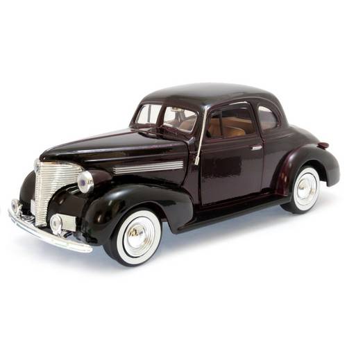 Chevrolet Coupe 1939 1:24 Motormax Bordo