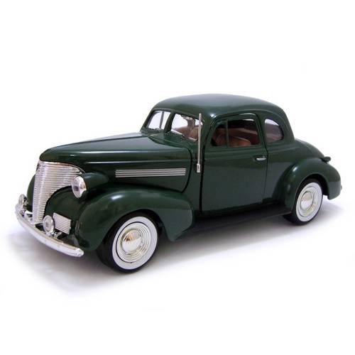 Chevrolet Coupe 1939 1:24 Motormax Verde