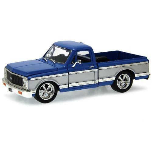 Chevy Cheyenne 1972 1:24 Jada Toys Azul