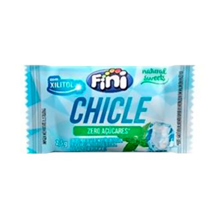Chicle Fini Natural Sweets Xilitol Zero Açúcares 2,5g