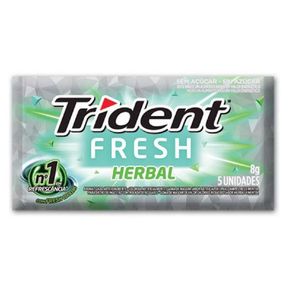 Chiclete Herbal Trident 8g