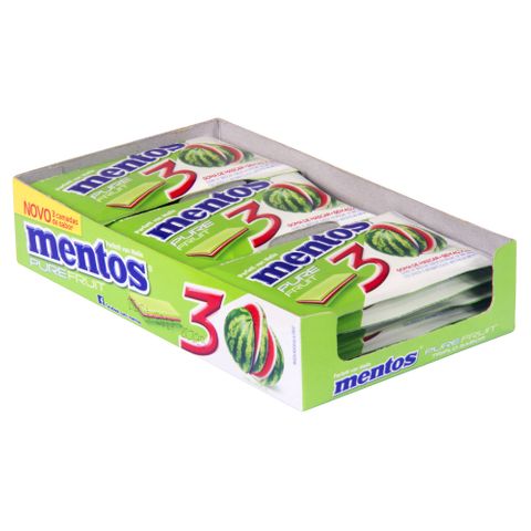 Chiclete Mentos Pure 3Fresh Melancia C/15 - Perfetti