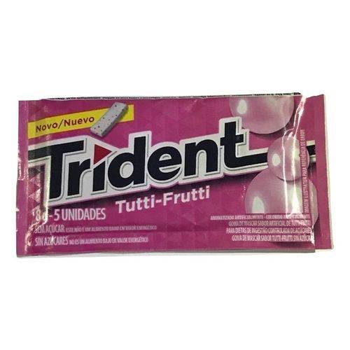 Chiclete Trident Tutti-Frutti 8gr C/21 -Adams