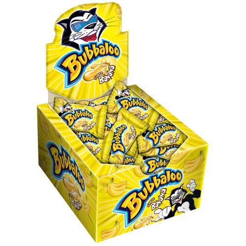 Chicletes Bubbaloo Banana Shake 60x1un