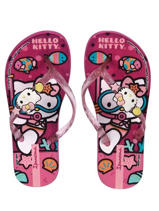 Chinelo Hello Kitty Infantil para Menina - Rosa