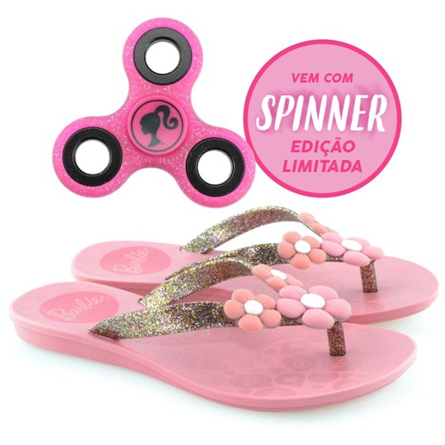Chinelo Infantil Barbie Spinner Game 21809 - 25 ao 32 21809