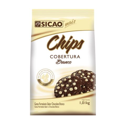 Chips Chocolate Branco 1,01kg - Sicao