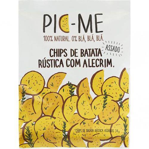 Chips de Batata Rústica com Alecrim 34g - Pic-me