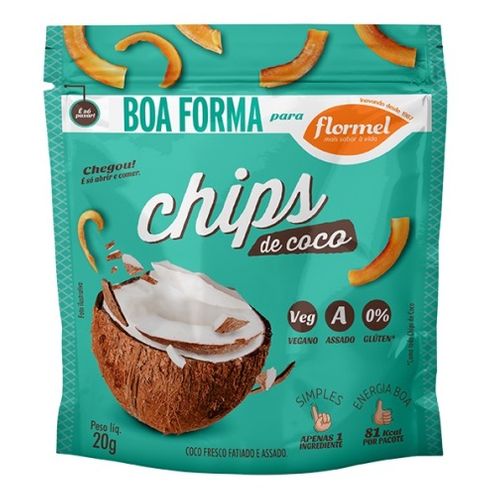 Chips de Coco Flormel 20g