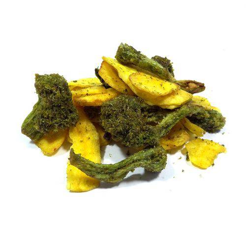 Chips de Mandioquinha com Brócolis Frispy (granel 500g)