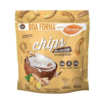 Chips Flormel Coco com Gengibre 20g