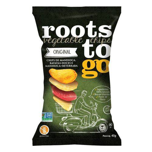 Chips Mandioca Batata Doce Sem Glúten Roots To Go 45g