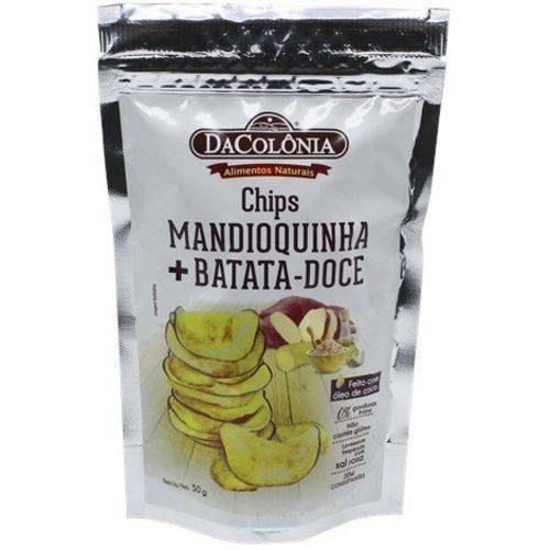 Chips Mandioquinha/batata Doce 50g Dacolonia