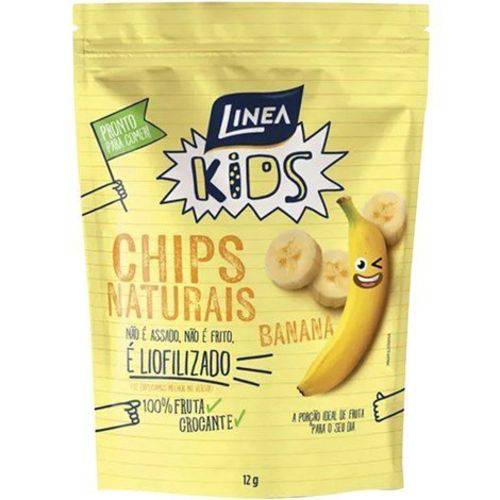 Chips Naturais Banana 8 X 12g Linea