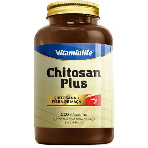 Chitosan Plus (Quitosana + Fibra de Maçã) 120 Caps - Vitaminlife