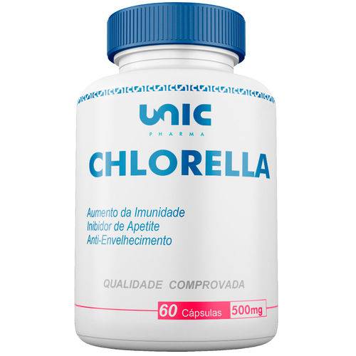Chlorella 500mg 60 Cáps Unicpharma