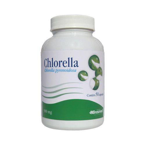 Chlorella (clorela) 500 Mg 50 Cápsulas - Brasmed