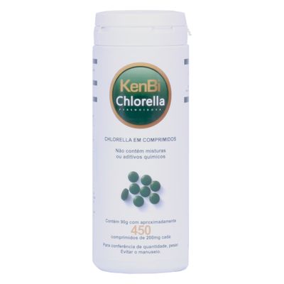 Chlorella Kenbi 100% Pura 450 Comprimidos