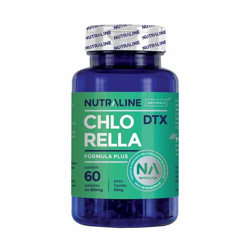 Chlorella - Nutraline - 60 Tabletes de 850mg