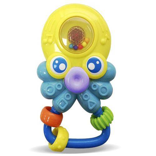 Chocalho Amiguinho do Mar Polvinho com Luz e Som - Zoop Toys