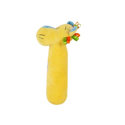 Chocalho Tuby Circo Leão - Amarelo - Zip Toys