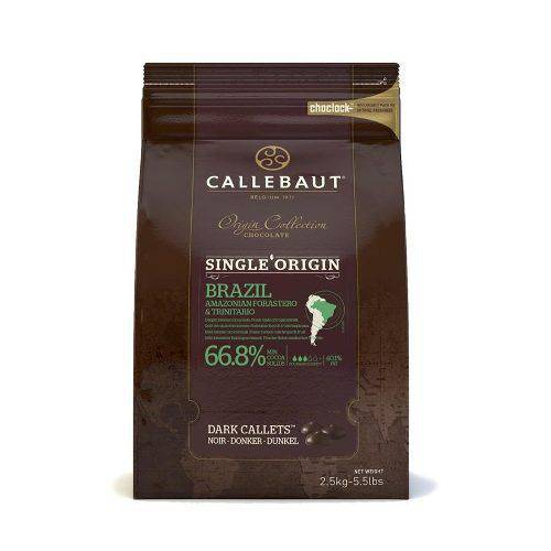 Chocholate Amargo Callebaut Origen Brazil 66,8% Cacau 2,5kg
