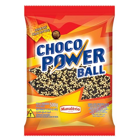 Choco Power Ball Médio Sortido 500g - Mavalério