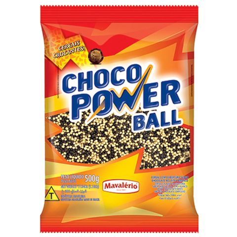 Choco Power Ball Pequeno Sortido 500g - Mavalério