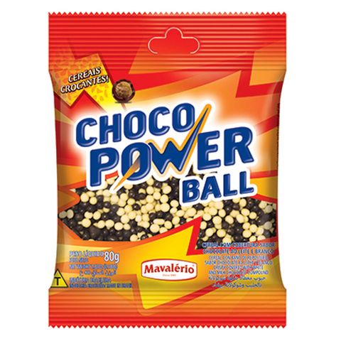 Choco Power Ball Pequeno Sortido 80g - Mavalério