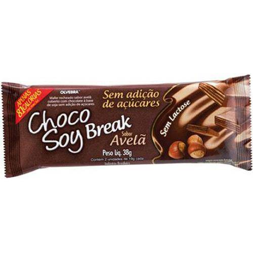 Choco Soy Break Avelã Diet Zero Açúcar (2 Unidades de 19g)