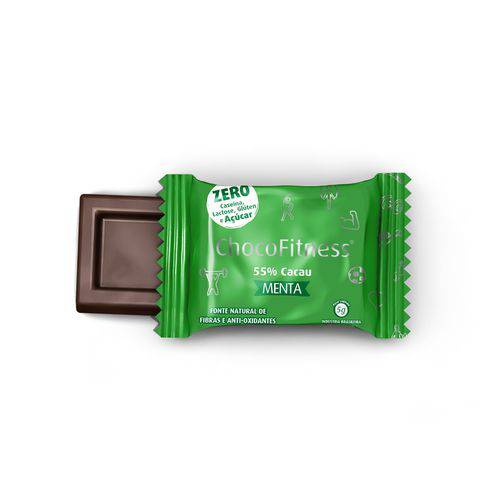 Chocofitness 54% Cacau Menta Mini Tablete ( 5g )