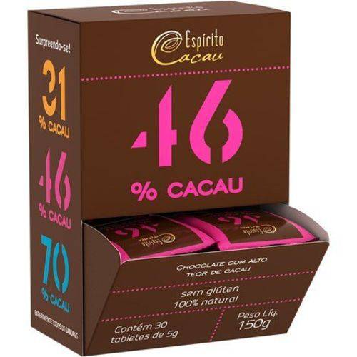 Chocolate 46% 30un X 5g Espirito Cacau