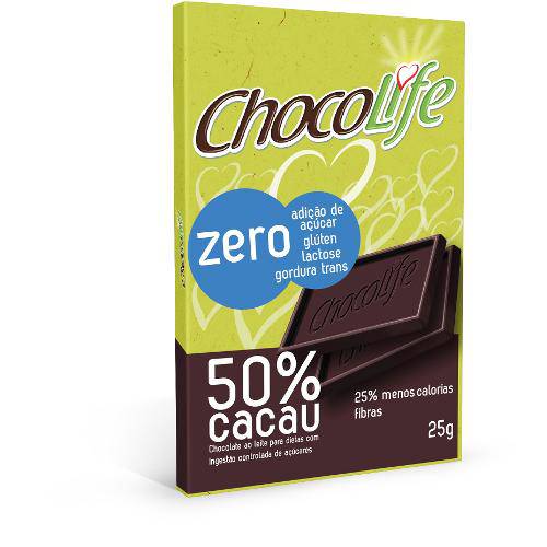 Chocolate 50 Cacau Chocolife 25g