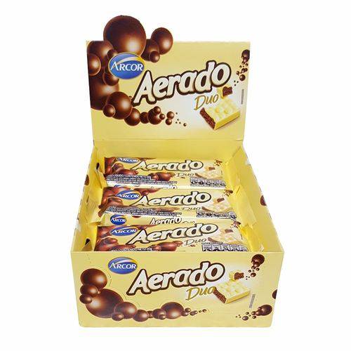 Chocolate Aerado Chokko Duo Branco e ao Leite 30gr C/15un - Arcor