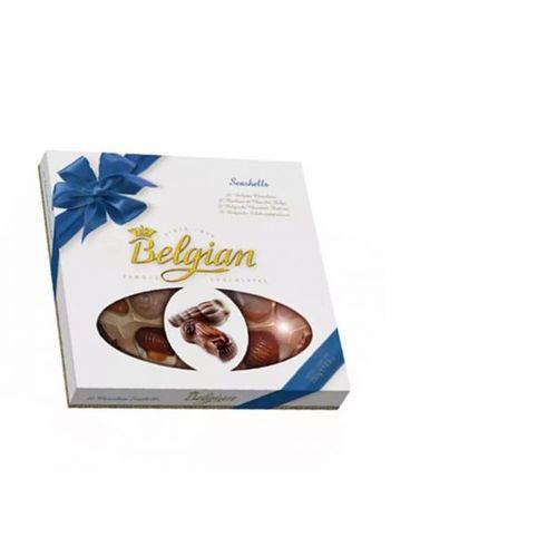 Chocolate ao Leite Belgian Conchas do Mar Bélgica 250g
