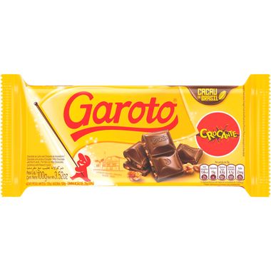 Chocolate ao Leite Crocante Garoto 100g