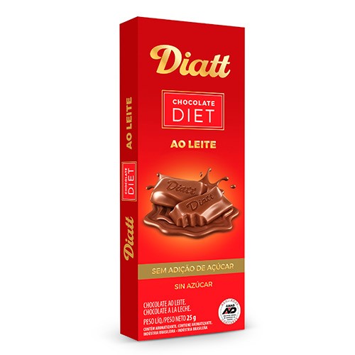 Chocolate ao Leite Diatt Diet 25g