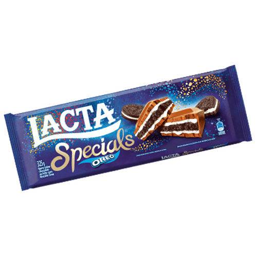 Chocolate ao Leite Lacta Specials Biscoito Oreo 325g