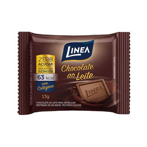 Chocolate ao Leite Zero 13g - Linea