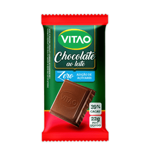 Chocolate ao Leite - Zero Adição de Açúcares 22g