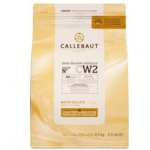 Chocolate Branco Callebaut Cw2 Br-u76 25,9% Cacau Gotas 2,5kg