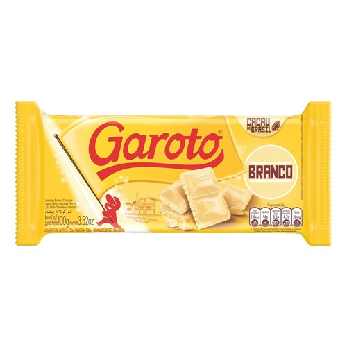 Chocolate Branco Garoto 100g