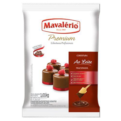 Chocolate Cobertura Gotas Premium ao Leite 1,01kg Mavalério