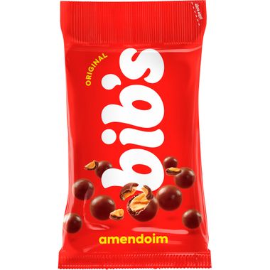 Chocolate com Amendoim Bib's Bolinhas 40g