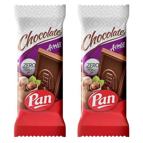 Chocolate Diet com Avelã 30g C/2 - Pan