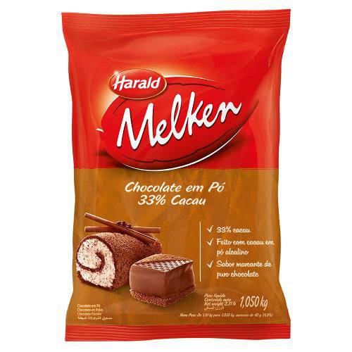 Chocolate em Pó 33% 1,05 Kg - Harald