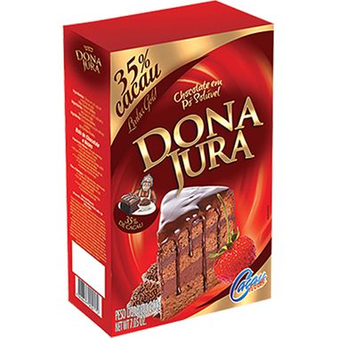 Chocolate em Pó 35% Dona Jura 200g